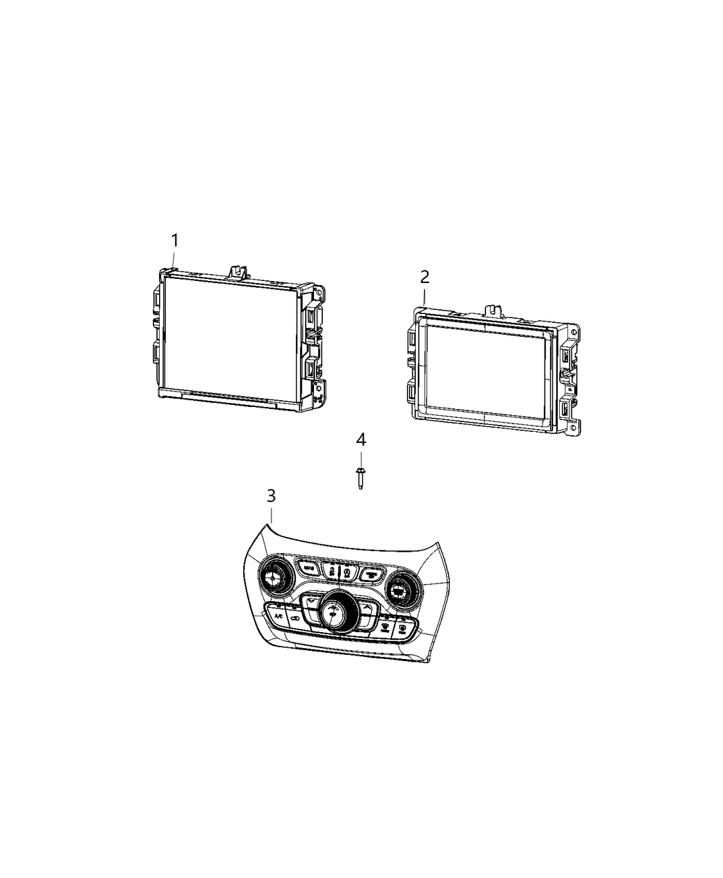 Mopar 68472627AC Radio Multi Media 8.4