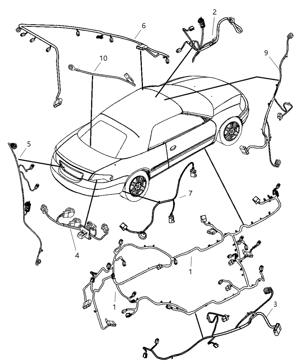 Mopar 4608938AD Wiring Unified Body