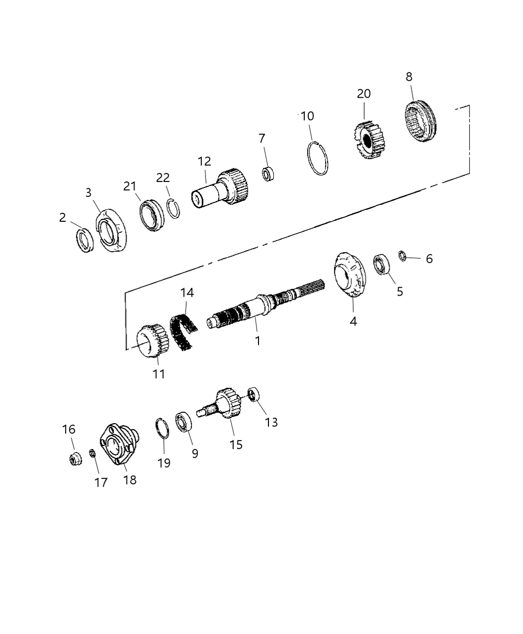 Mopar 5086040AA Gear Input