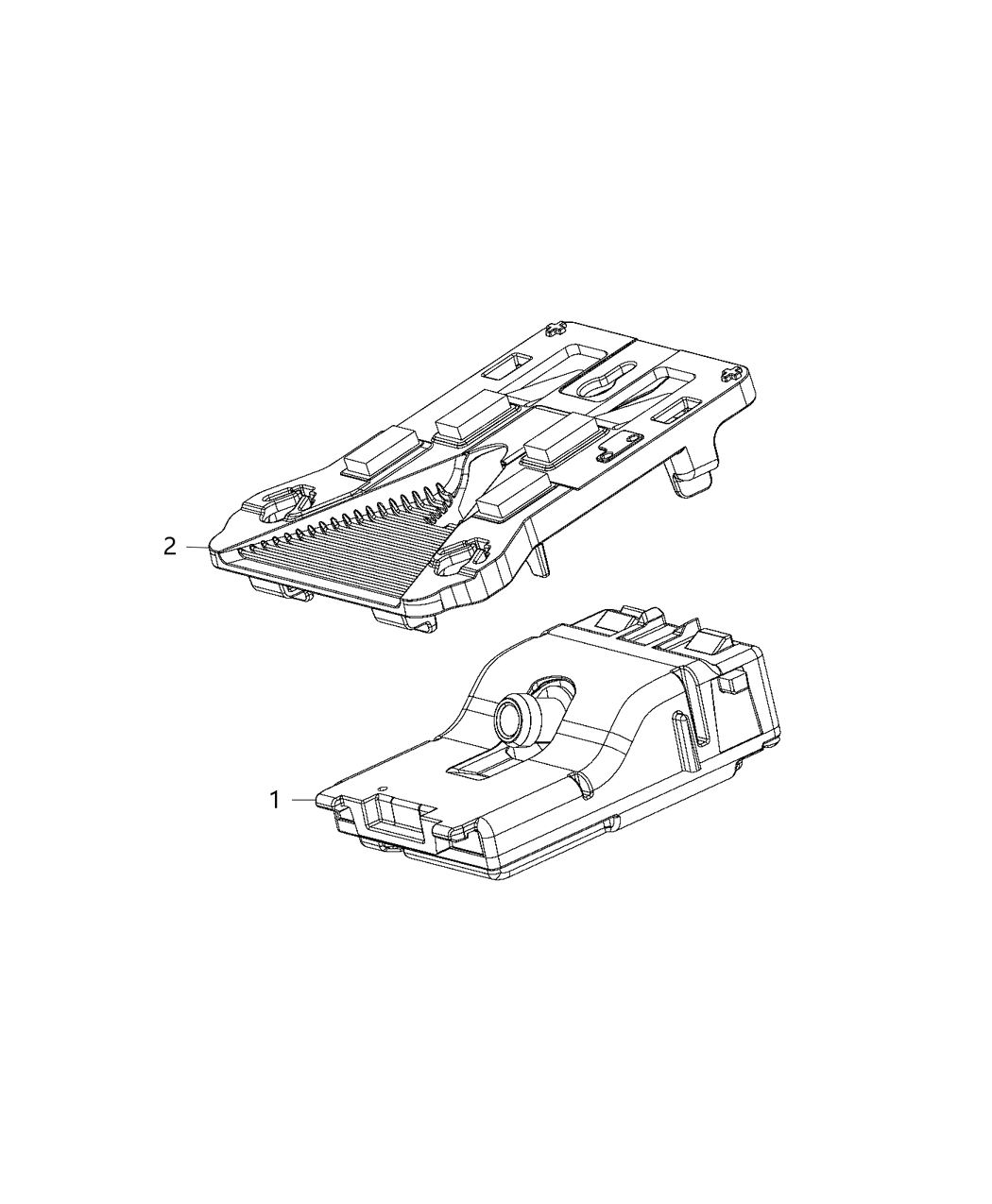Mopar 4672766AC Camera Forward Facing, Front