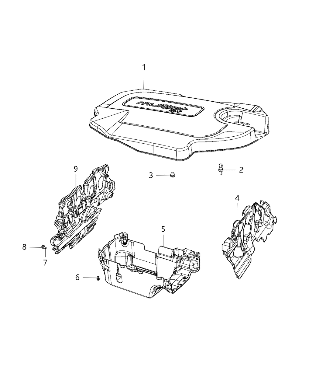 Mopar 5281805AA Bolt Hexagon Head