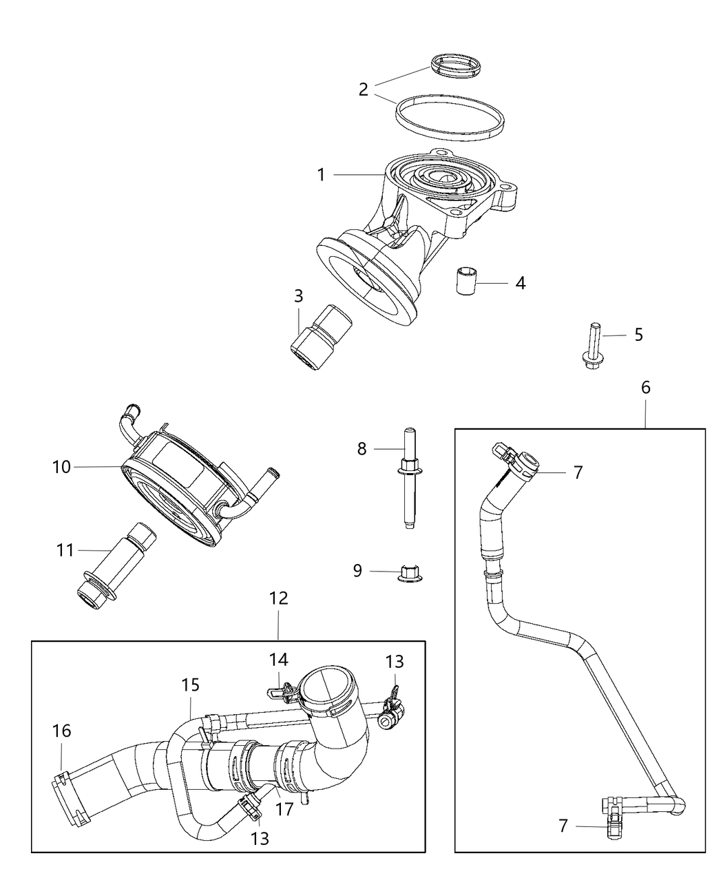 Mopar 68274123AD Hoses