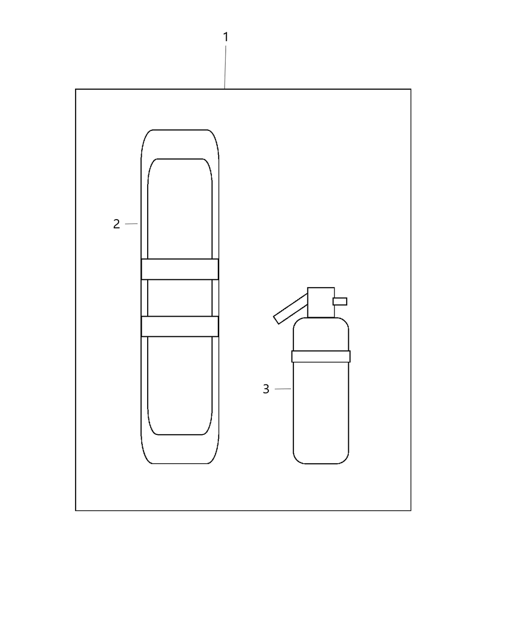 Mopar 82209427AB Emergency Kit Roadside