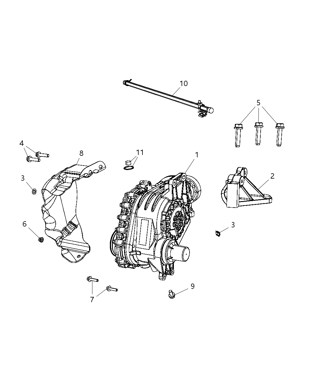 Mopar 68045780AC Power Transfer Unit
