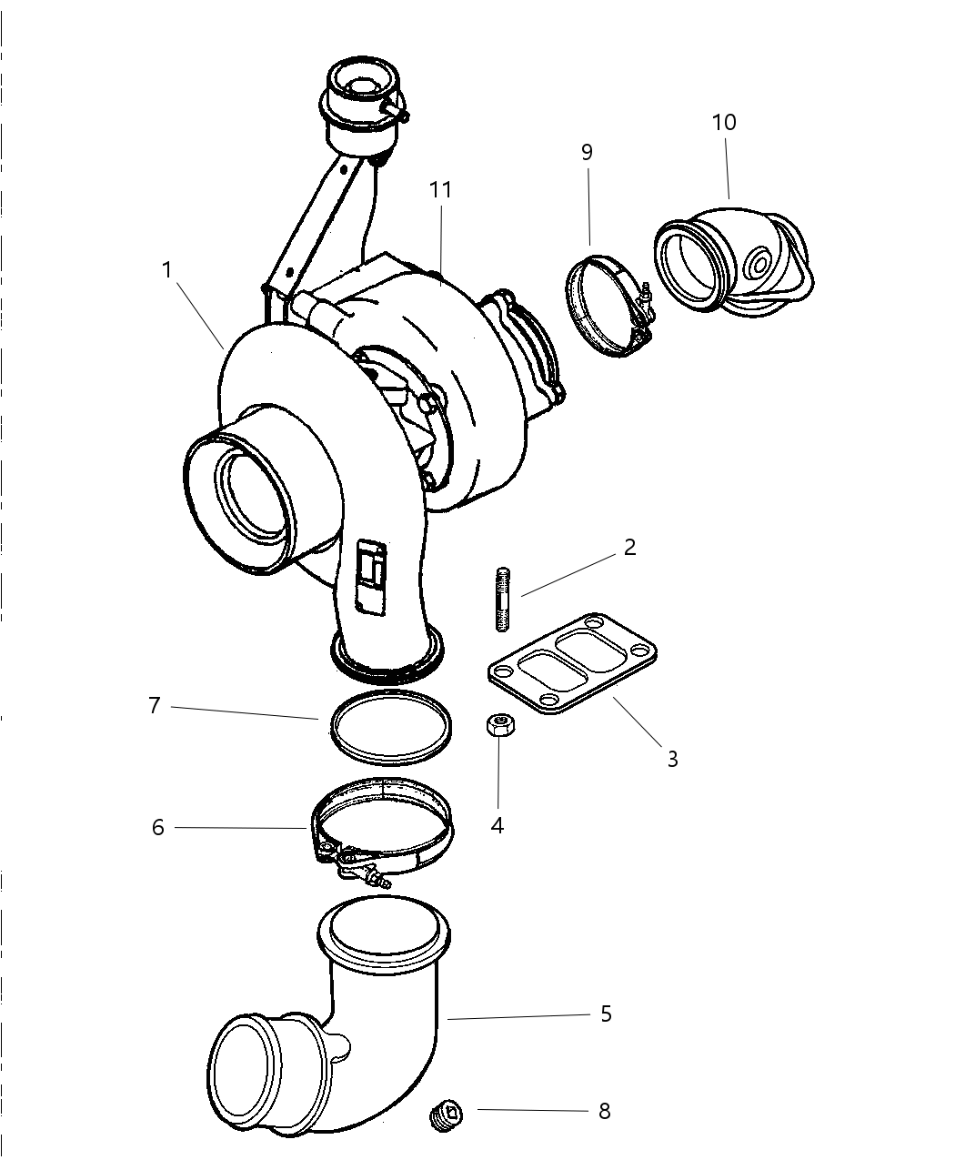 Mopar R5010276AA Turbocharger