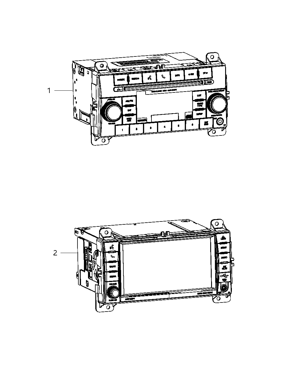 Mopar 5091661AB Radio Multi Media