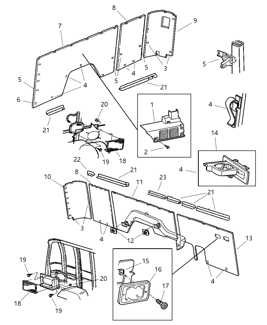 Mopar 5FR75RC3AD Bezel Heater And A/C Control
