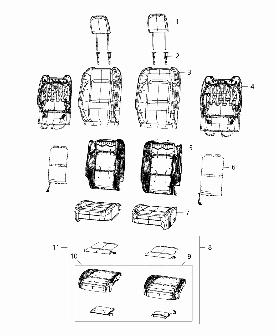Mopar 68458185AA Module Kit Driver Presence Detection Kit