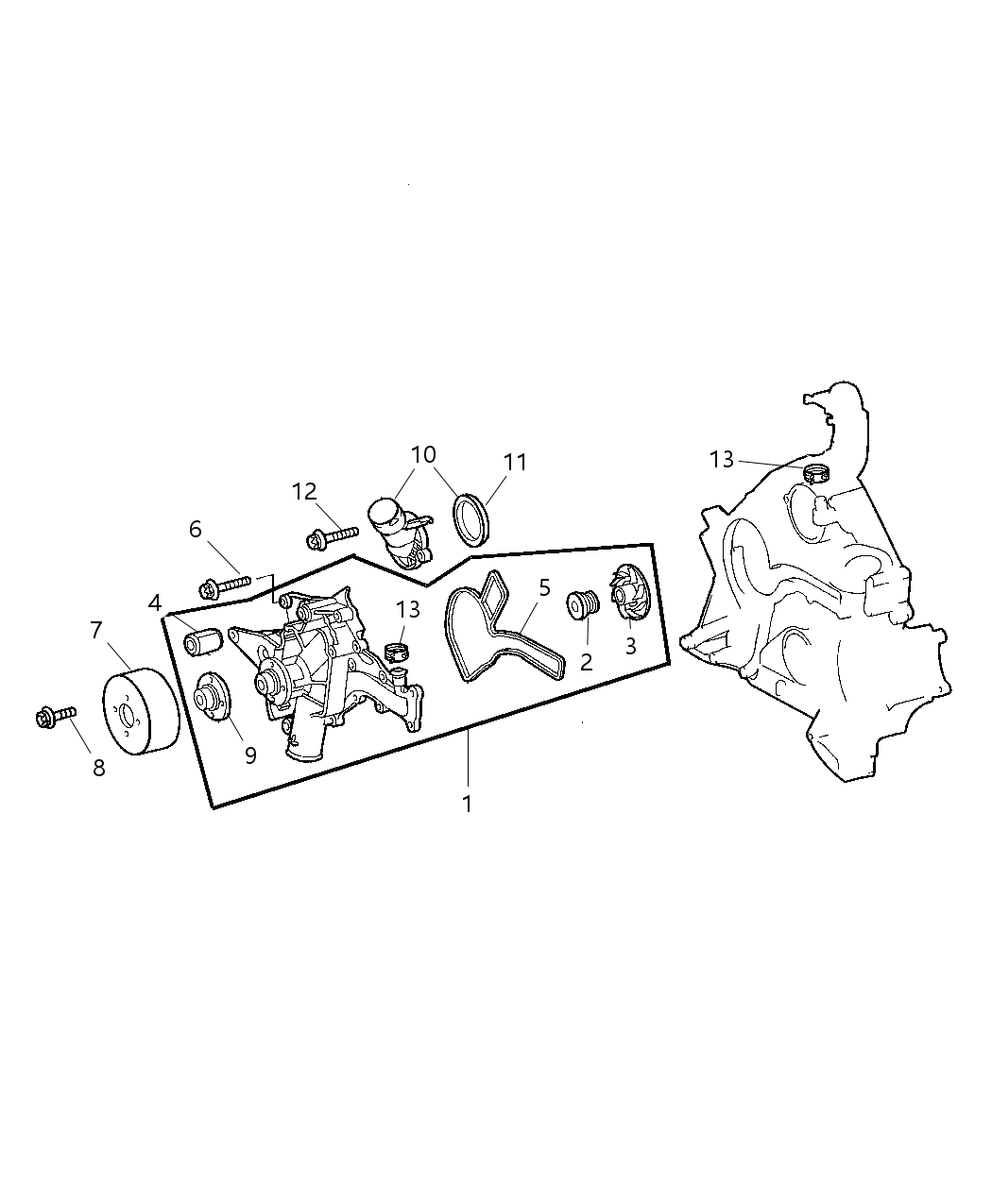 Mopar 5159913AA Hose Hose