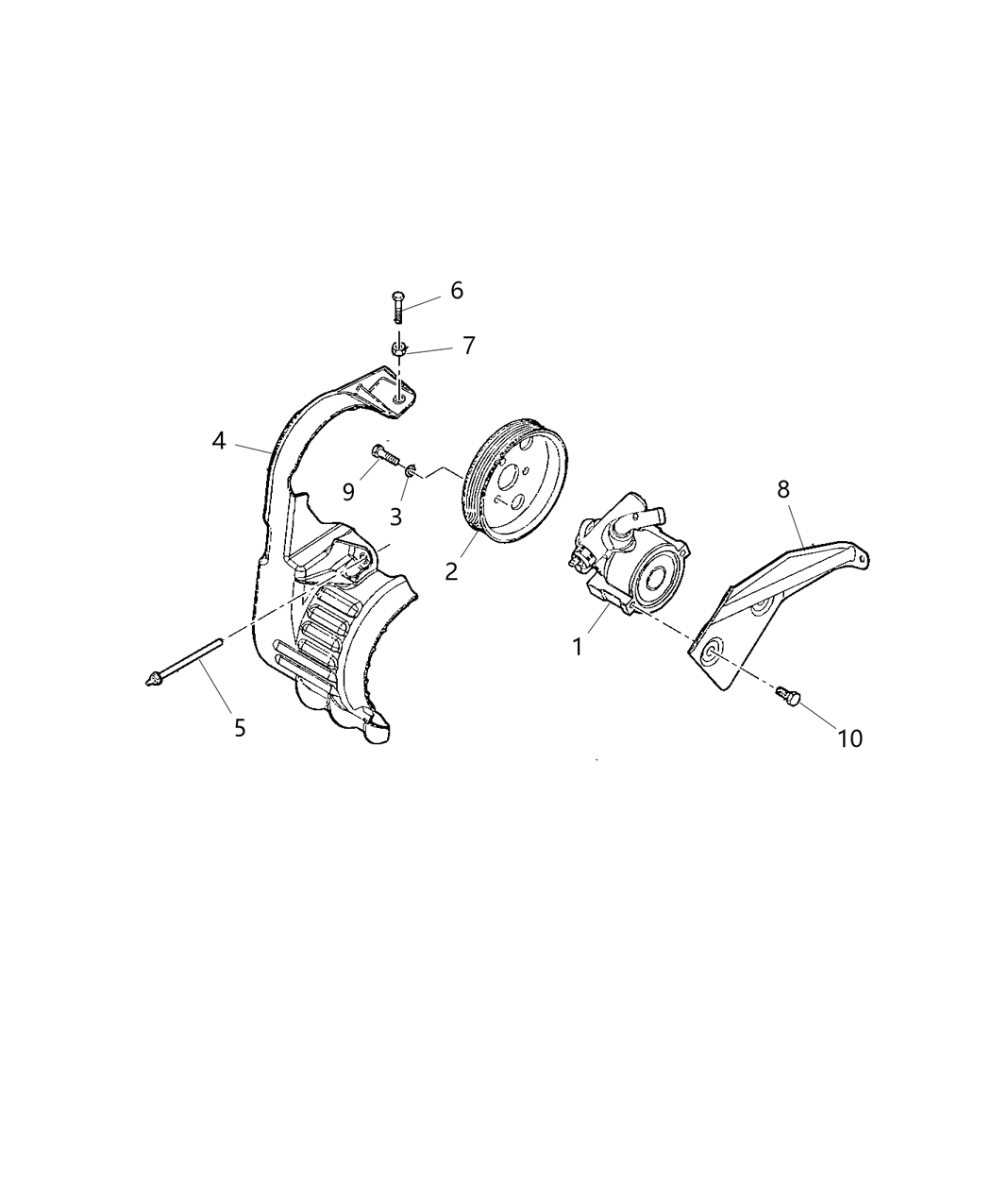 Mopar 68284397AA Bolt Hexagon Head M8X1.25