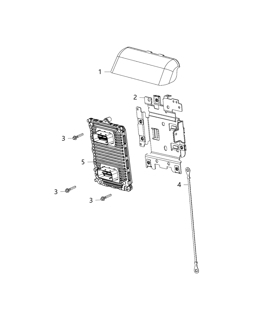 Mopar 68434934AA Module Engine Controller