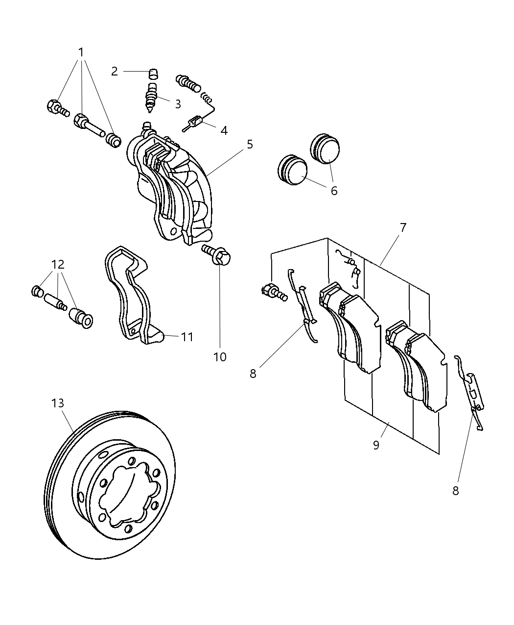 Mopar VVA03603AA Pad Kit Disc Brake