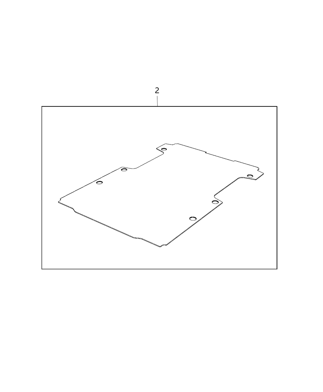 Mopar 5LF74LAHAA Load Floor