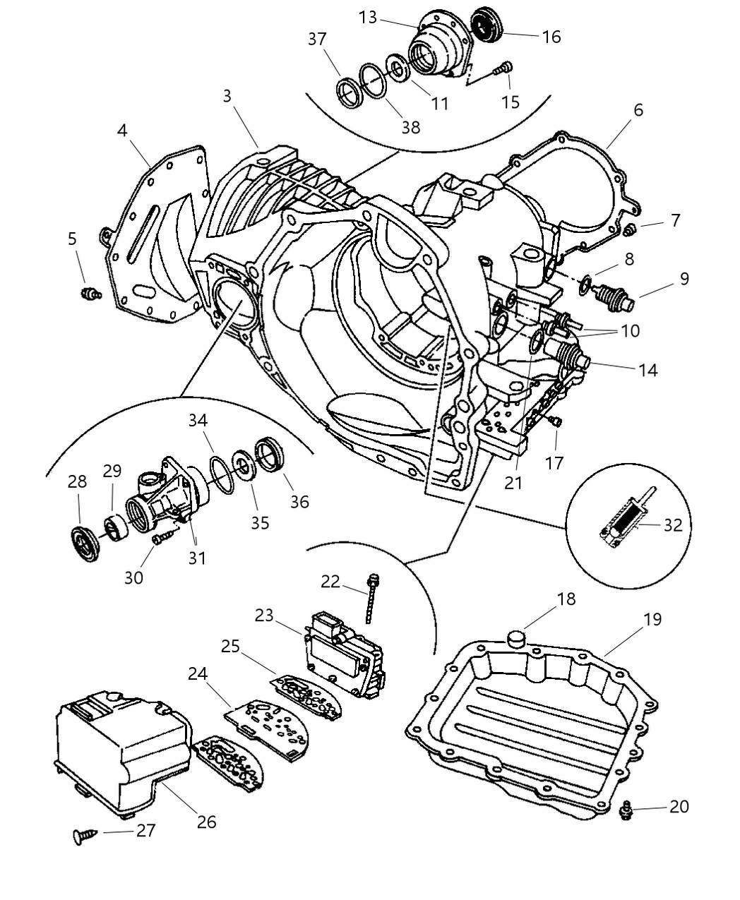 Mopar 4798306AB Case Transaxle