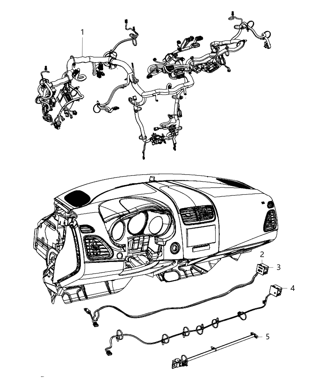 Mopar 68086690AD Cable Auxiliary