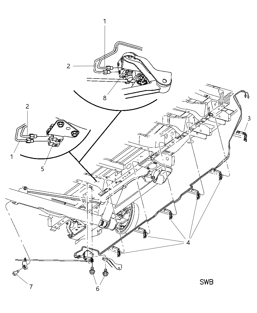 Mopar 4877731AA Valve Height Sensing Brake