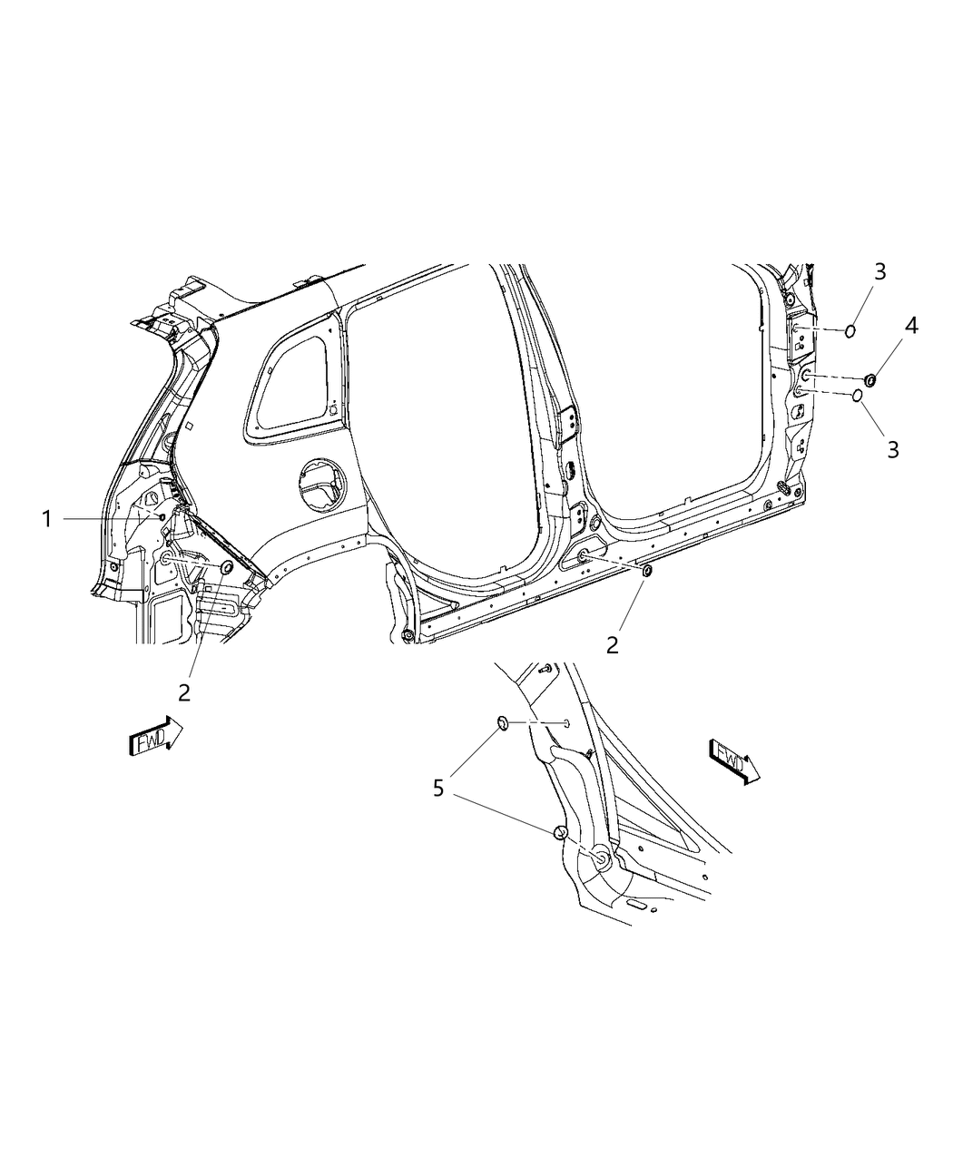 Mopar 68206847AA Plug Body