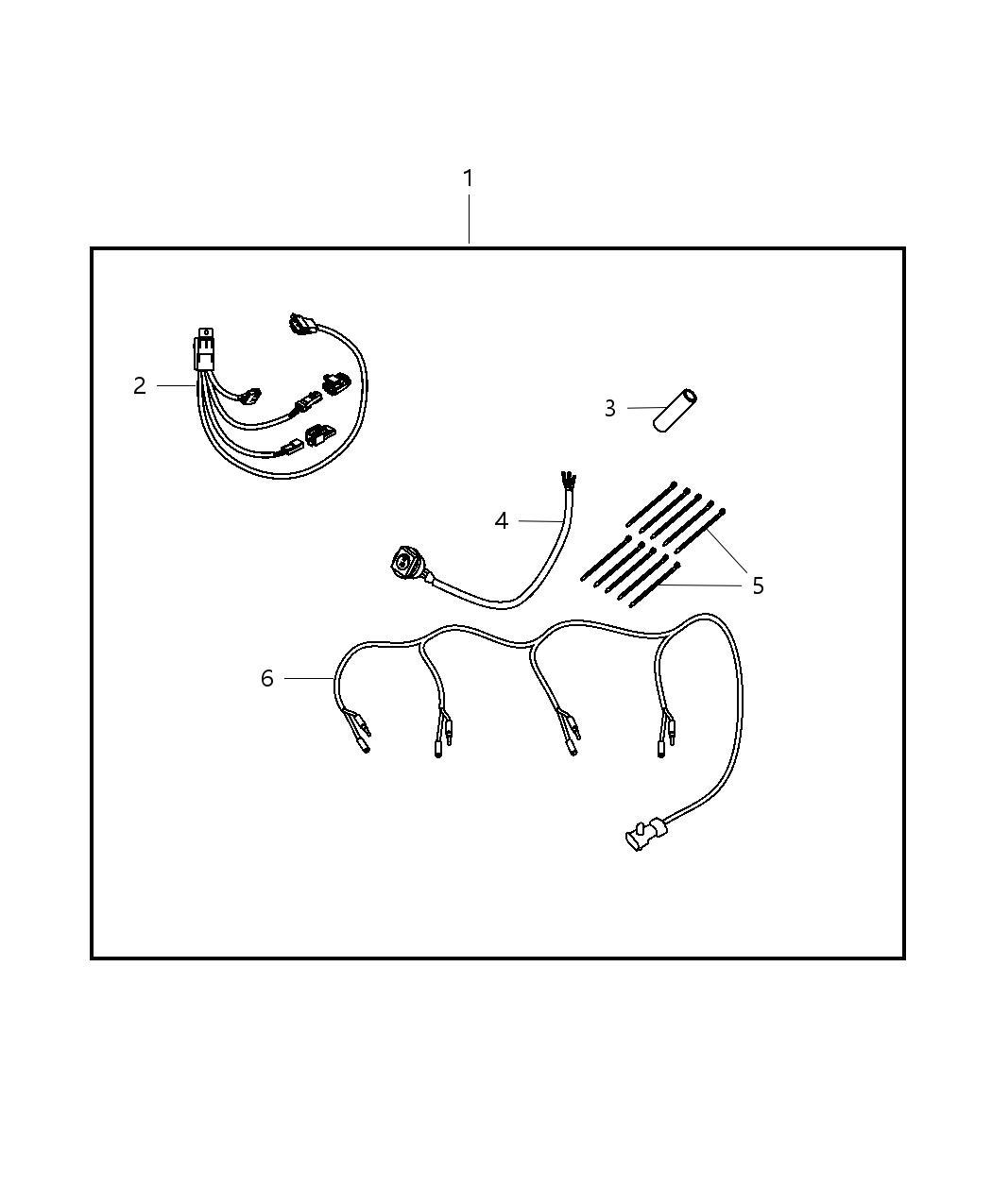 Mopar 82210822AC Wiring Kit Off Road