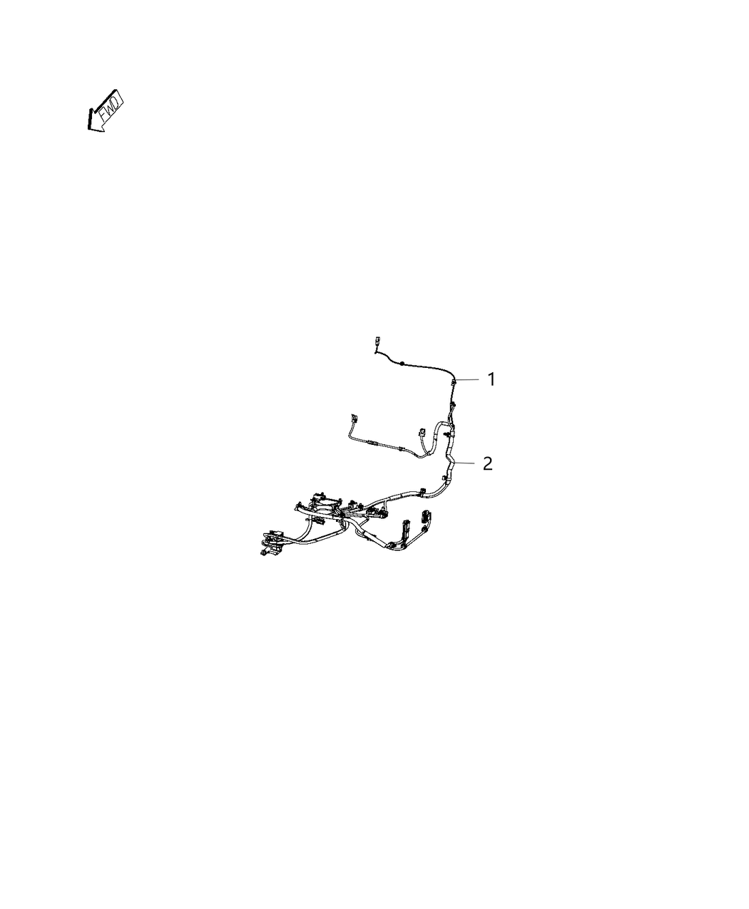 Mopar 68195932AA Wiring Seat
