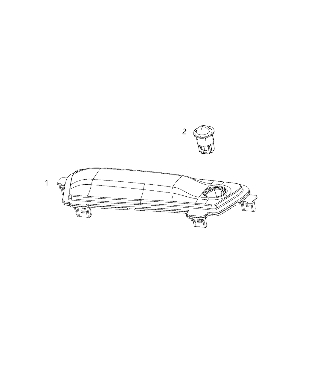 Mopar 55057446AA Lamp Indicator