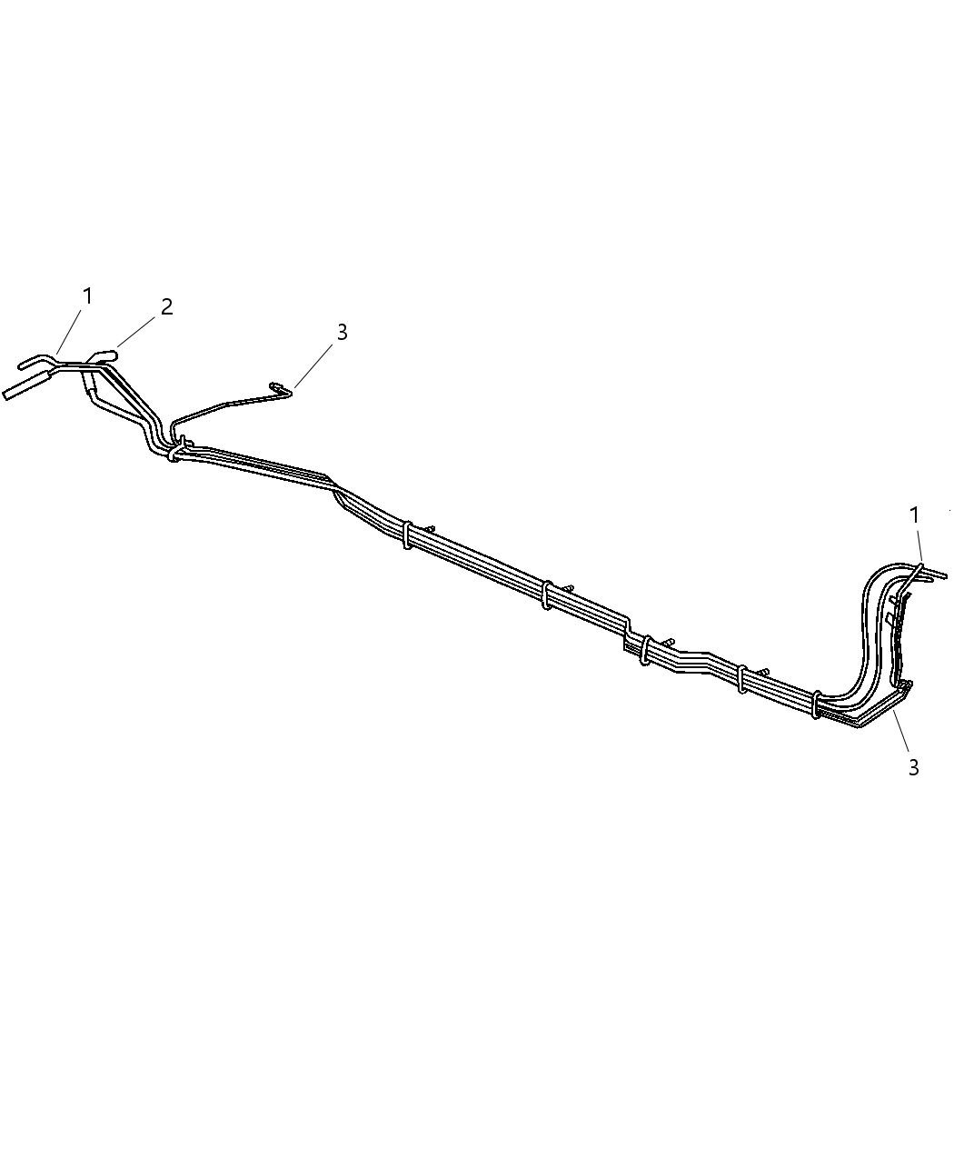 Mopar 5103501AA Clip 4 Way Fuel Bundle
