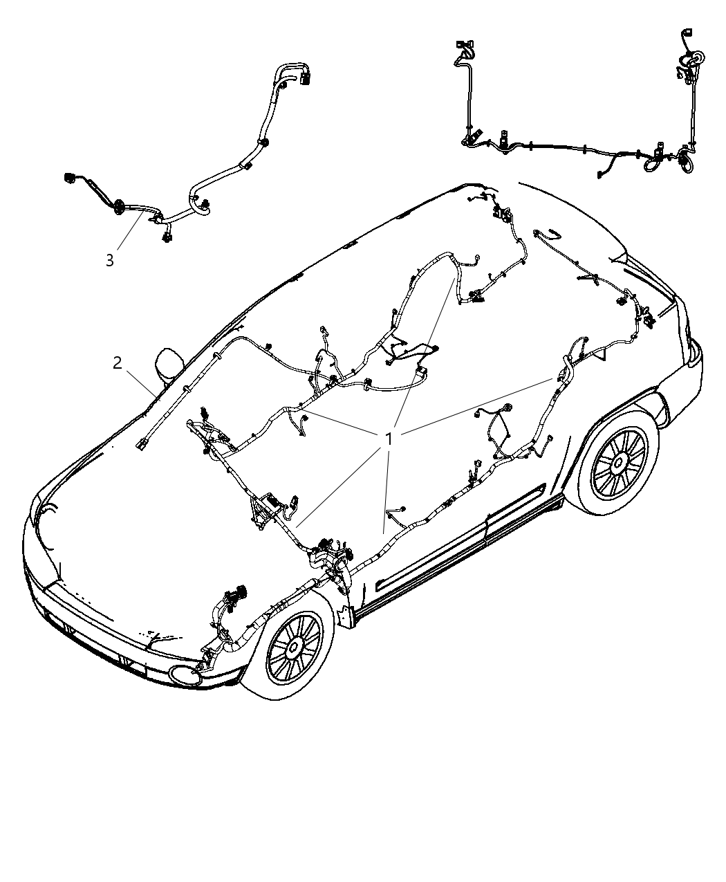 Mopar 4795322AF Wiring Jumper A - Pillar