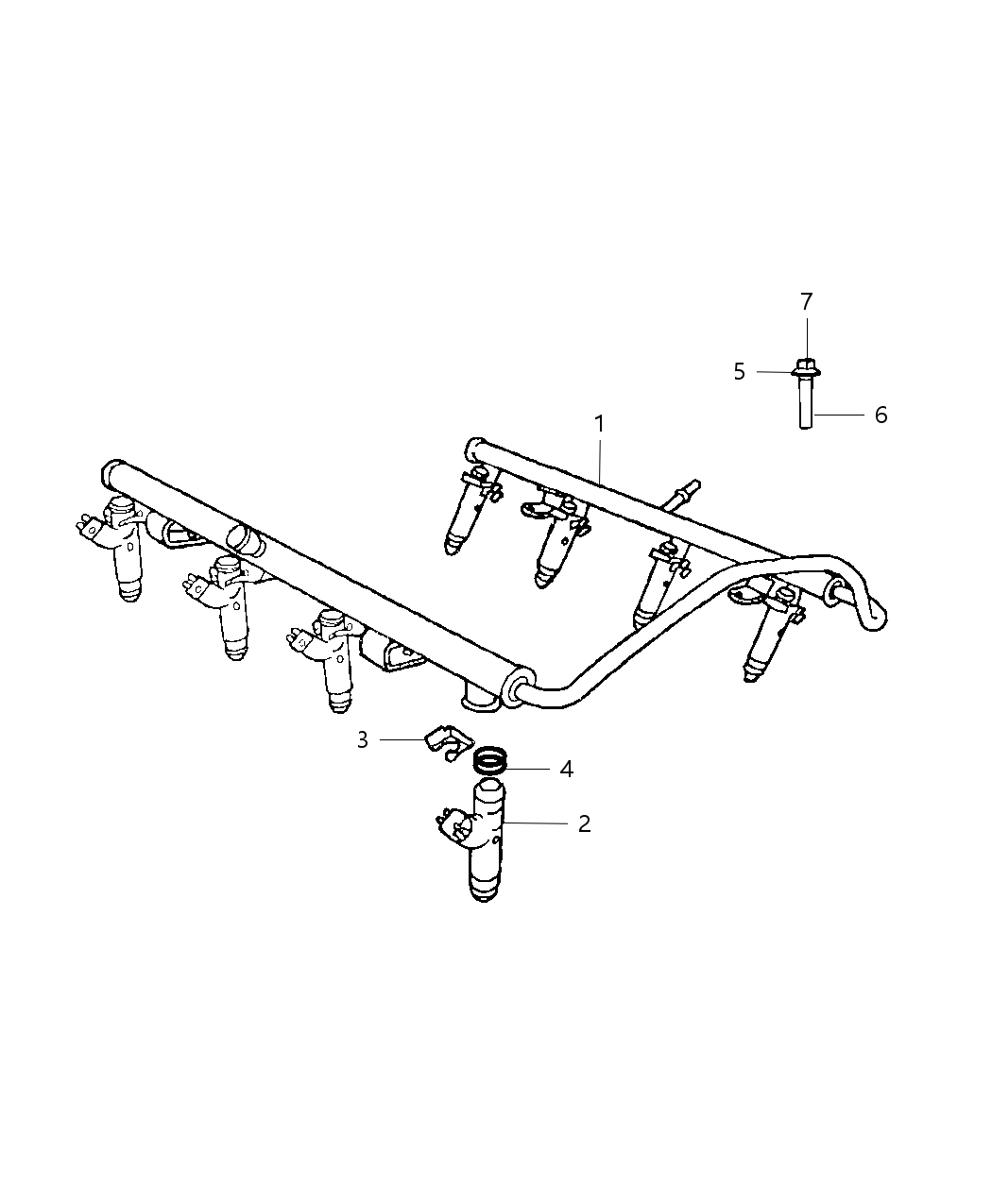 Mopar 68000881AA Injector Fuel