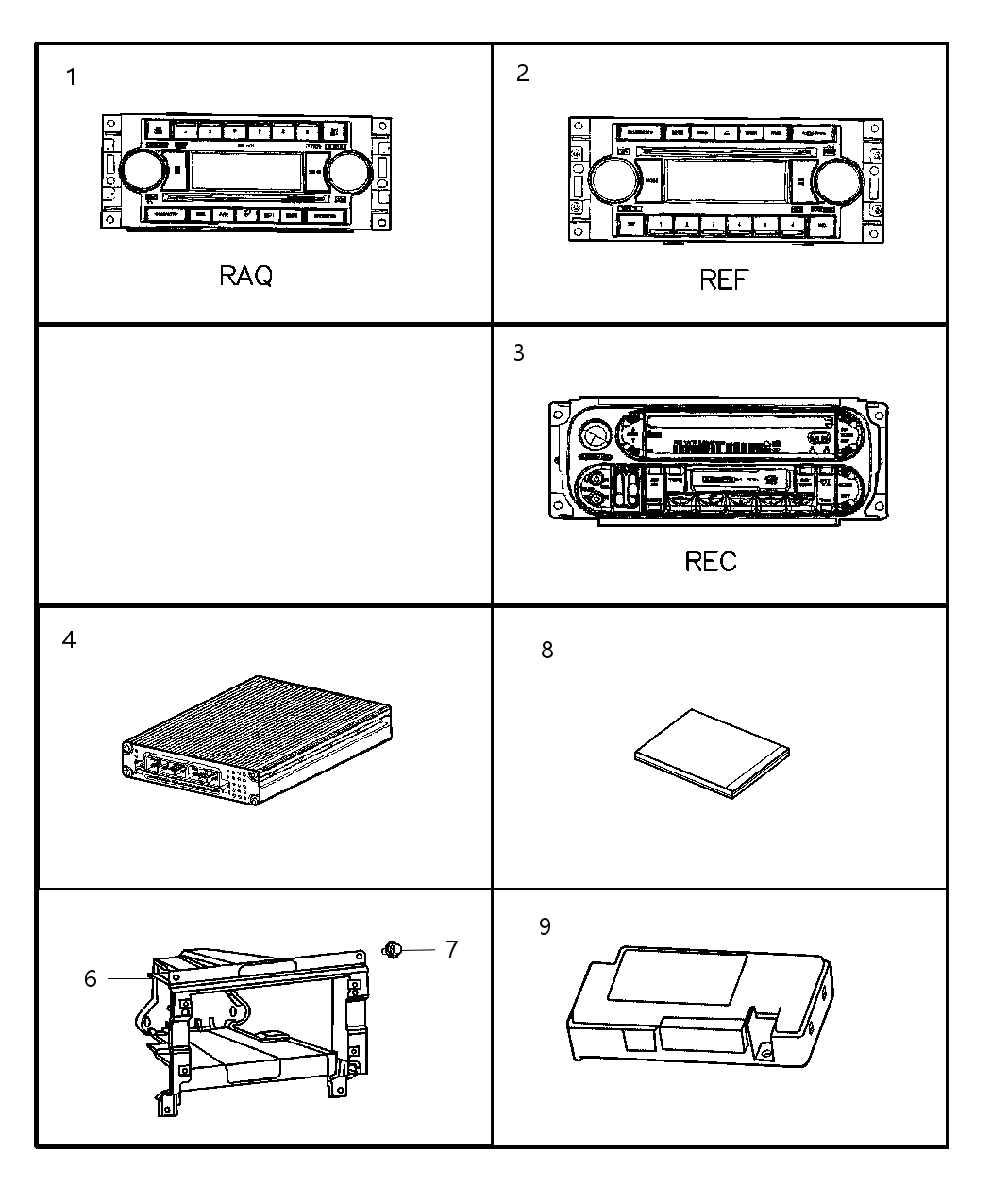 Mopar 5064134AA Bracket Amplifier