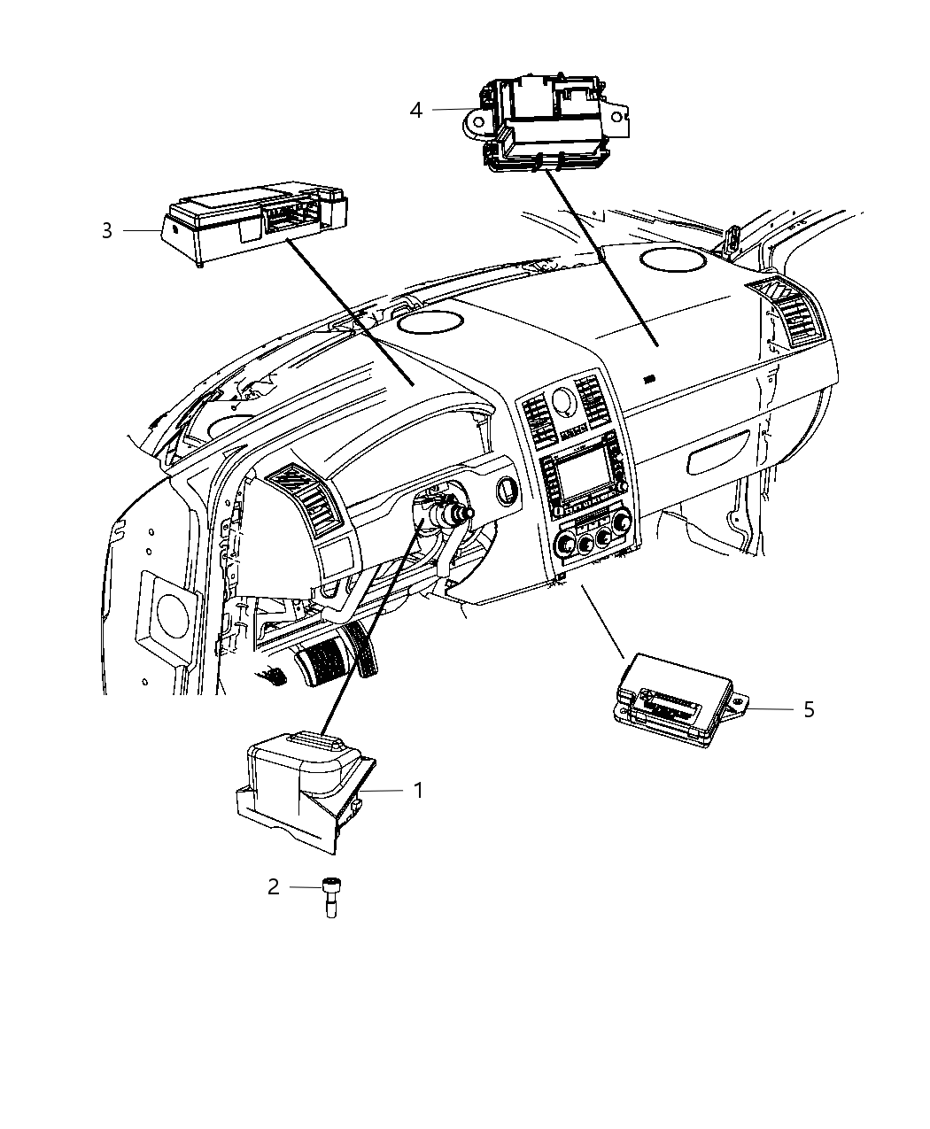 Mopar 5091073AK Telematics Module for Vehicles with Navigation Radios