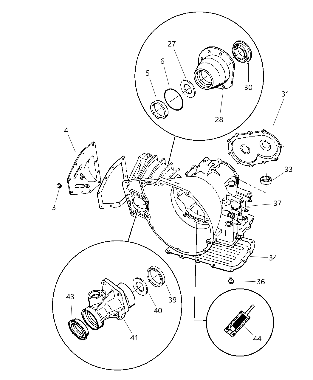 Mopar 4798215AC Overhaul Package Transaxle