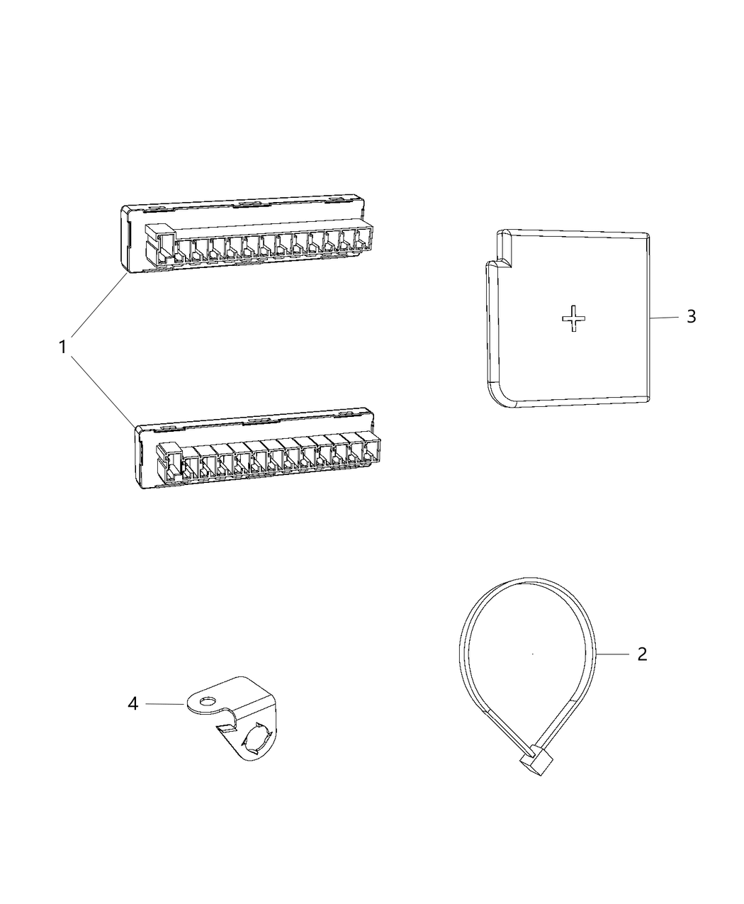 Mopar 68207795AA Cover Connector