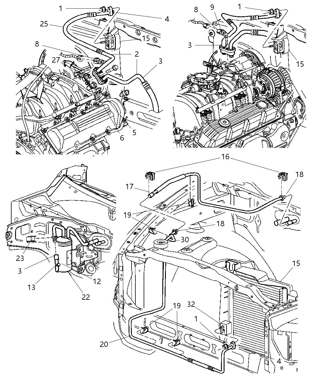 Mopar 55057007AB Line A/C Suction