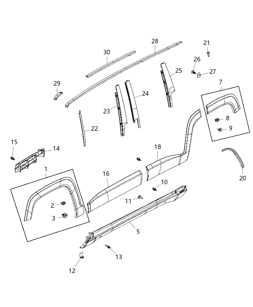 Mopar 68312432AA Bumper Cover Nut