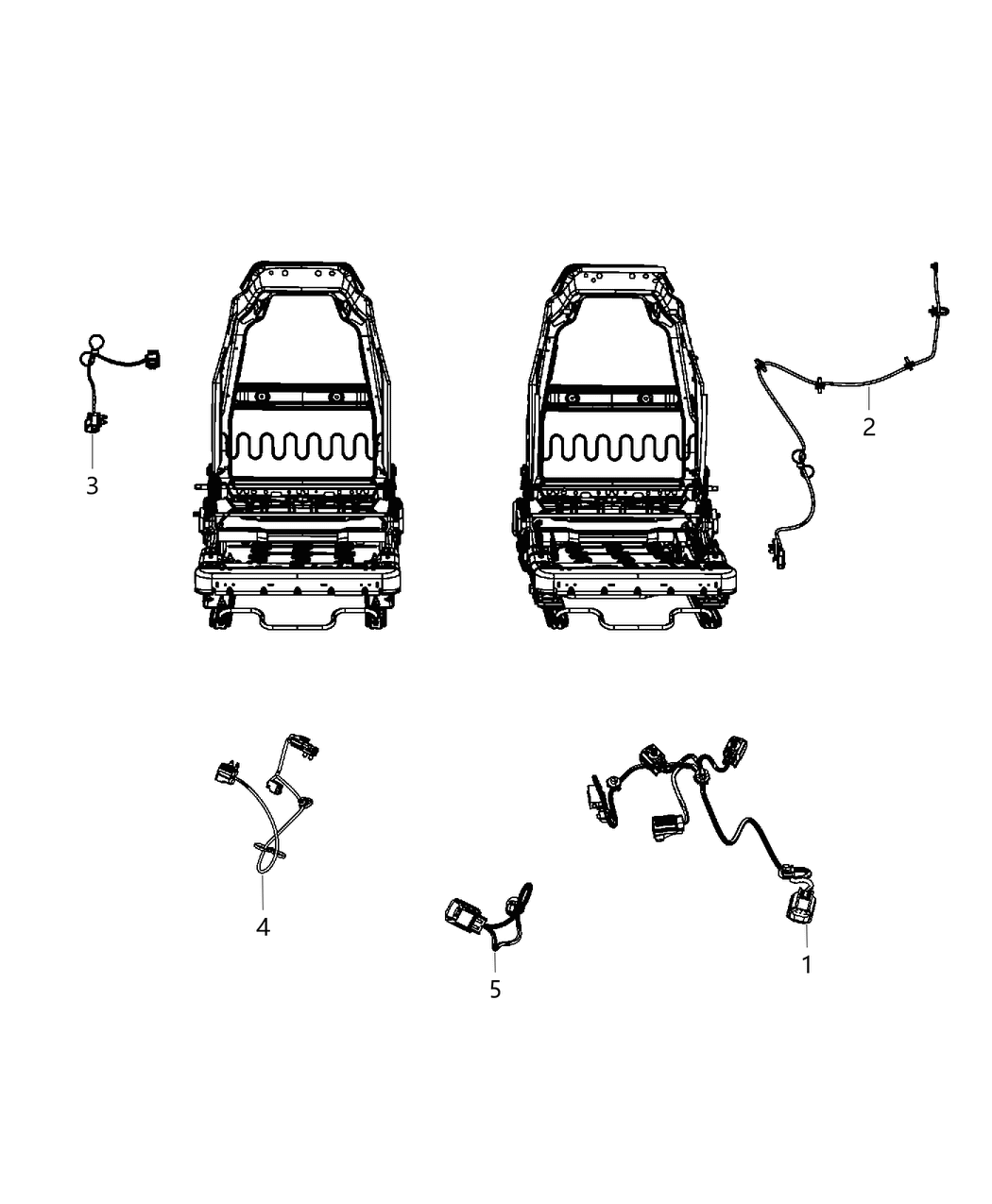 Mopar 68200093AA Bracket Wire Harness