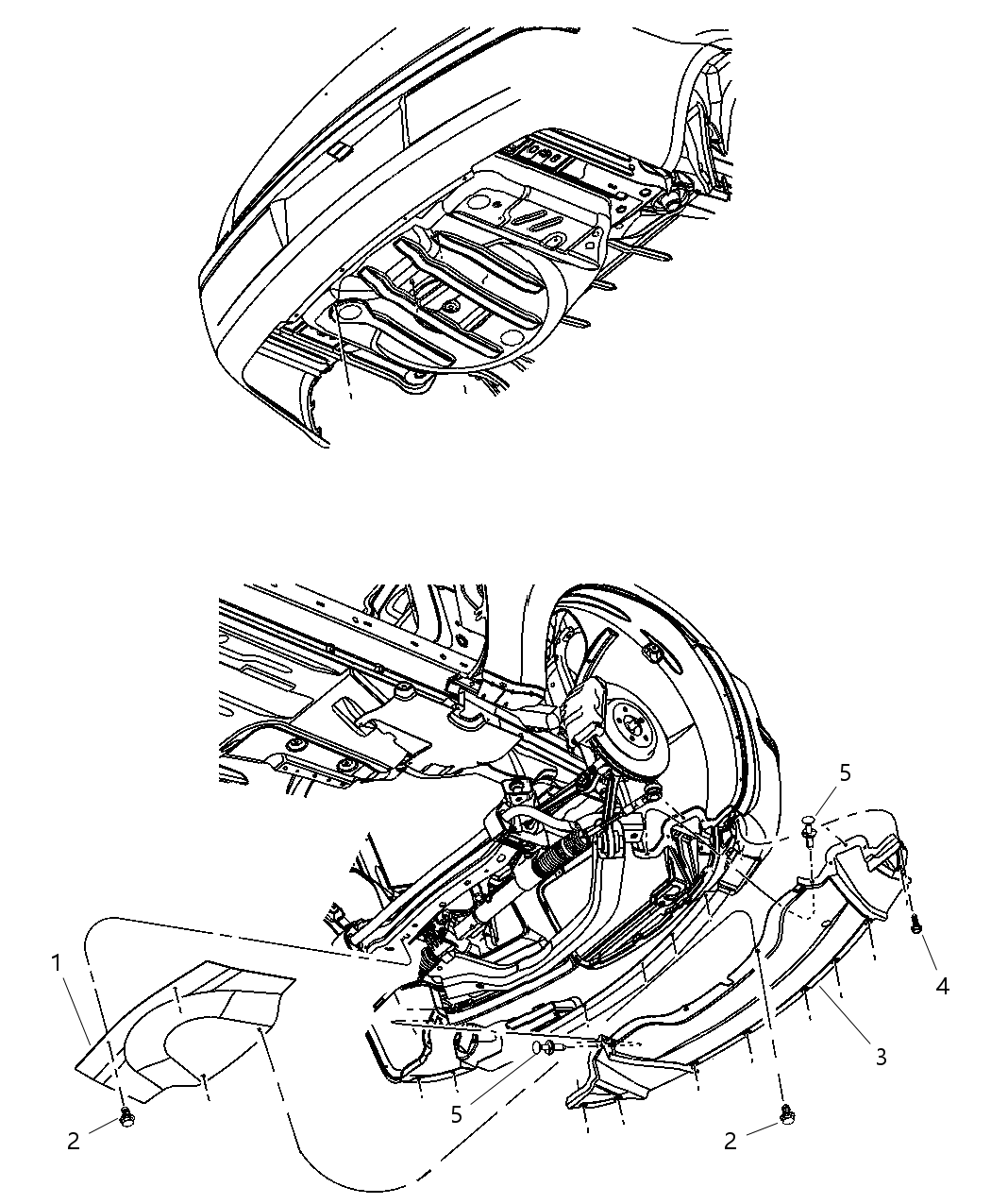 Mopar 4780894AF Silencer Tunnel
