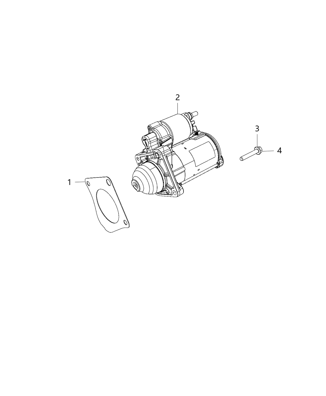Mopar 6107263AA Screw Hexagon Head M8X1.25X50