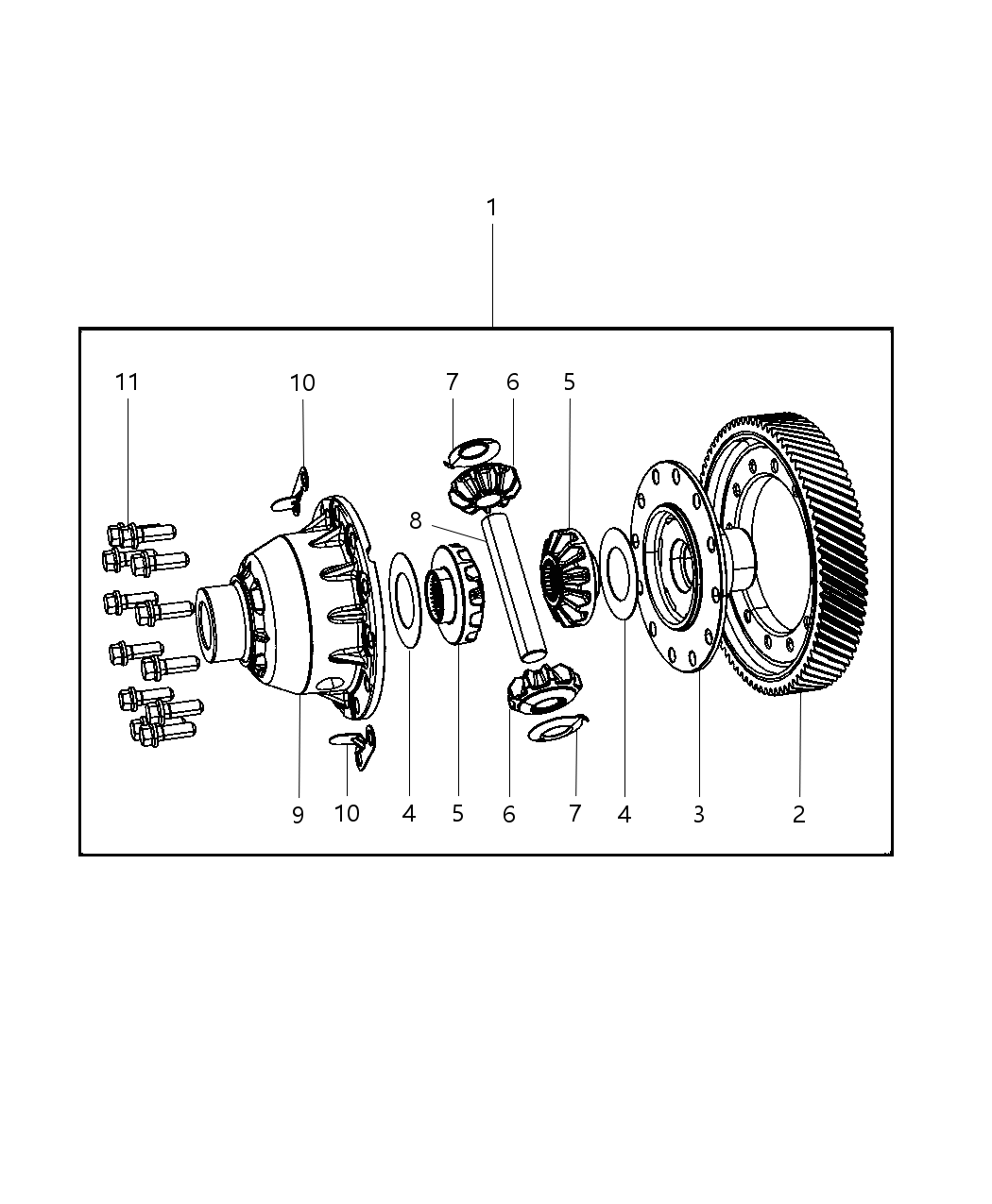 Mopar 4800395AA Gear Differential Ring