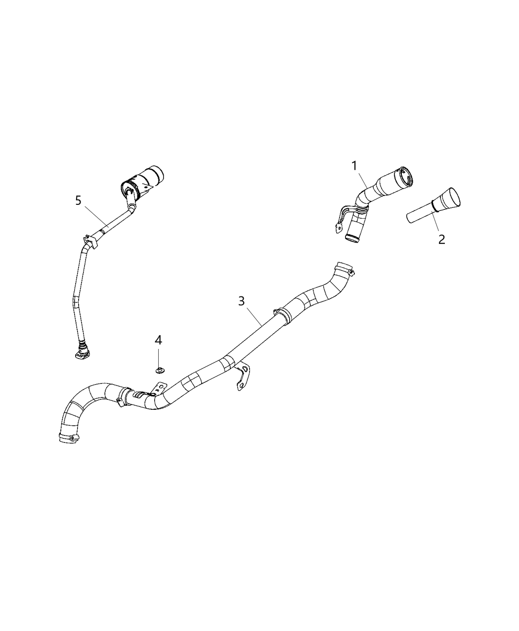 Mopar 52030402AE Tube Filler Extension