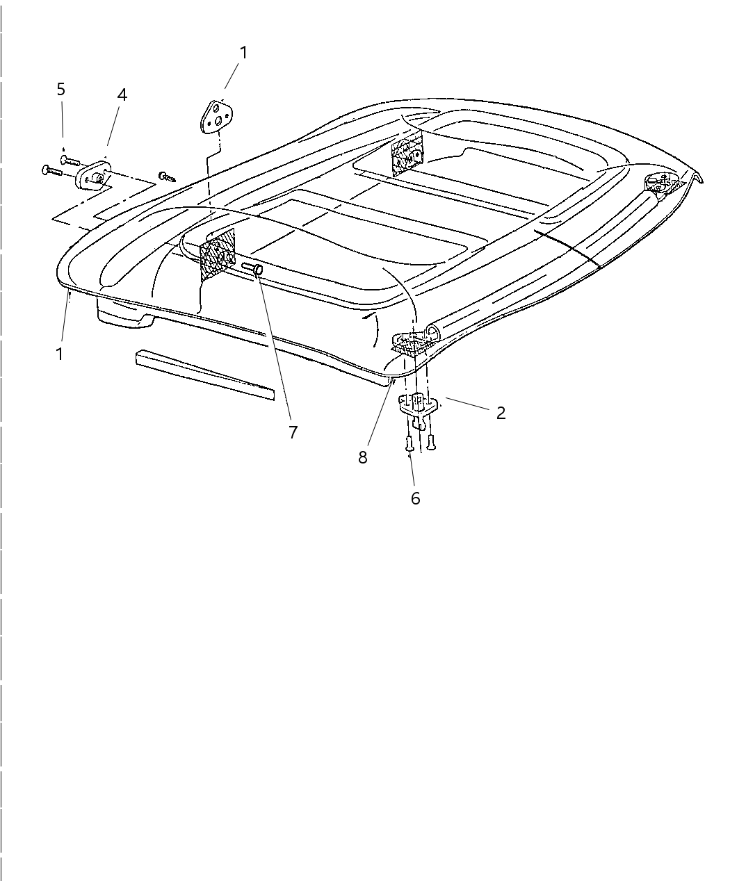 Mopar 5016177AA Hardtop Latch