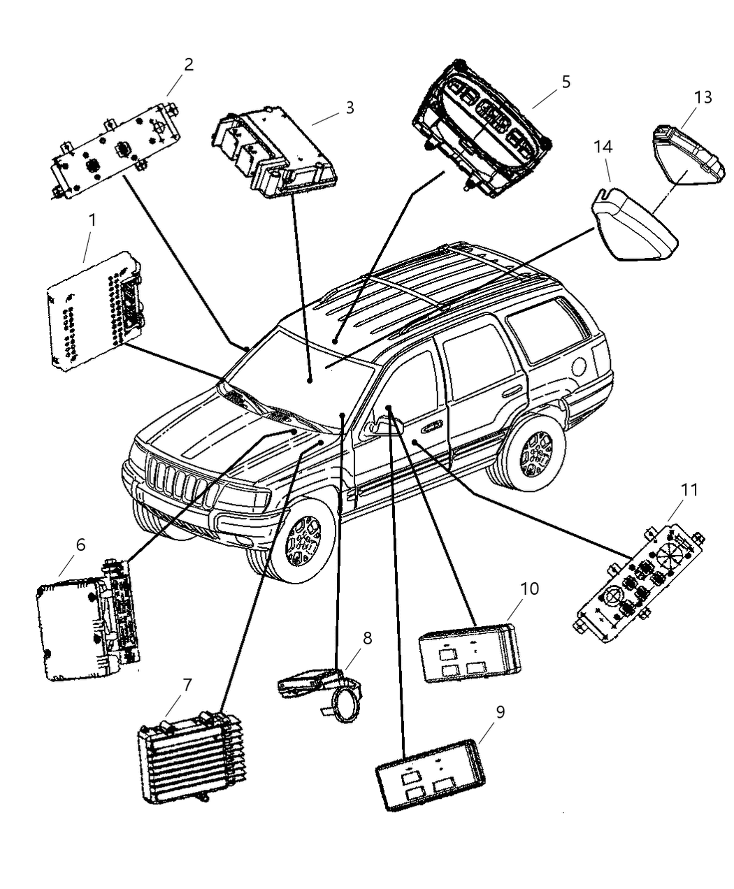 Mopar 56042304AF Module Seat Memory