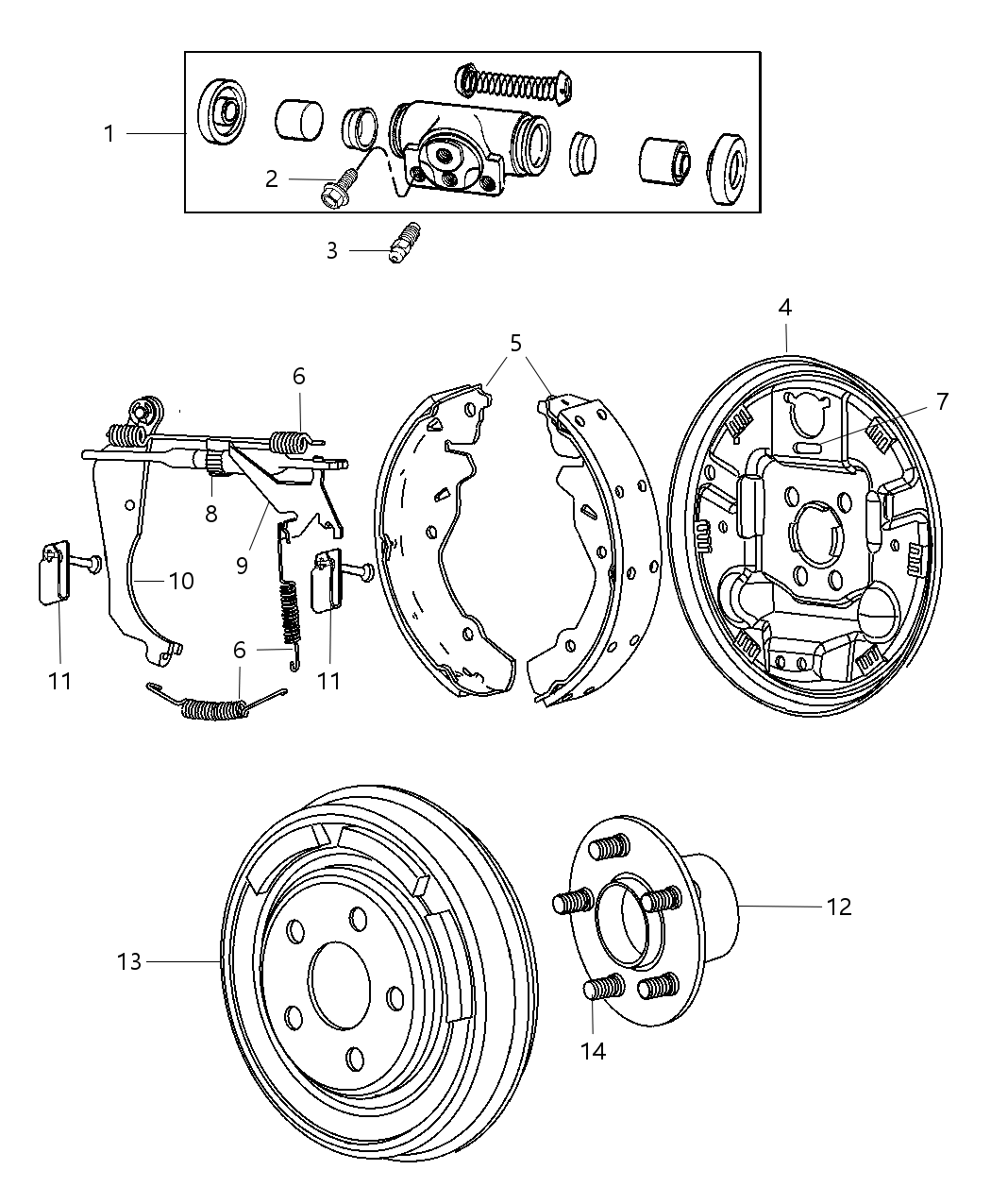 Mopar 5105666AA Spacer Brake Drum