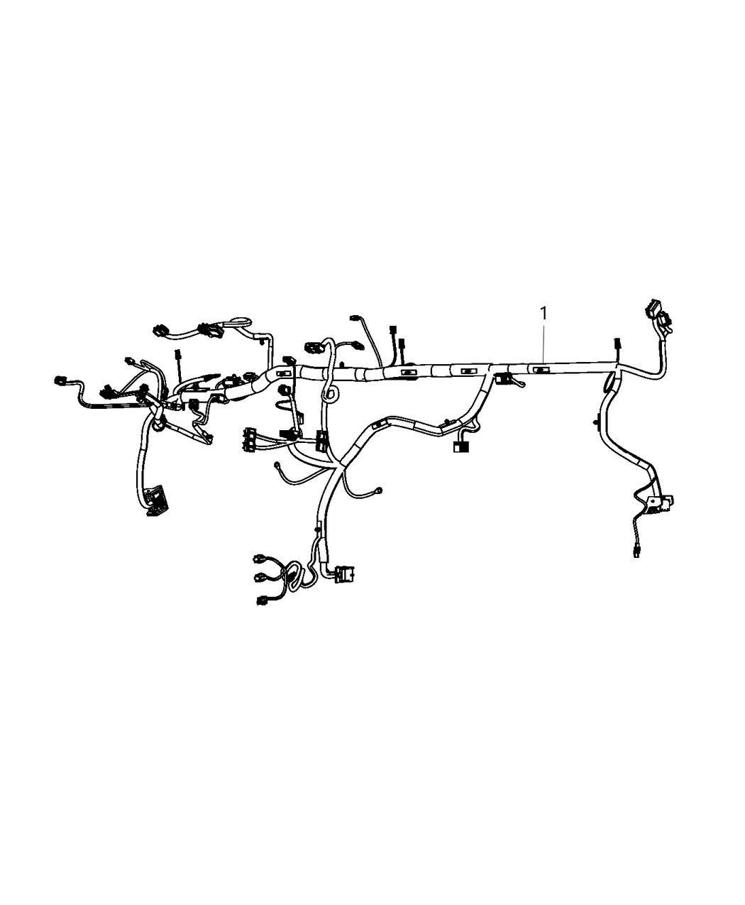 Mopar 68368215AB Wiring Instrument Panel
