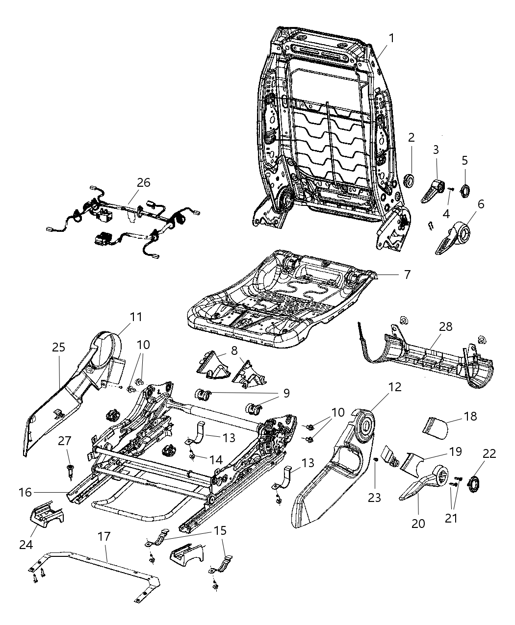 Mopar 1FC73DK7AA Shield Riser