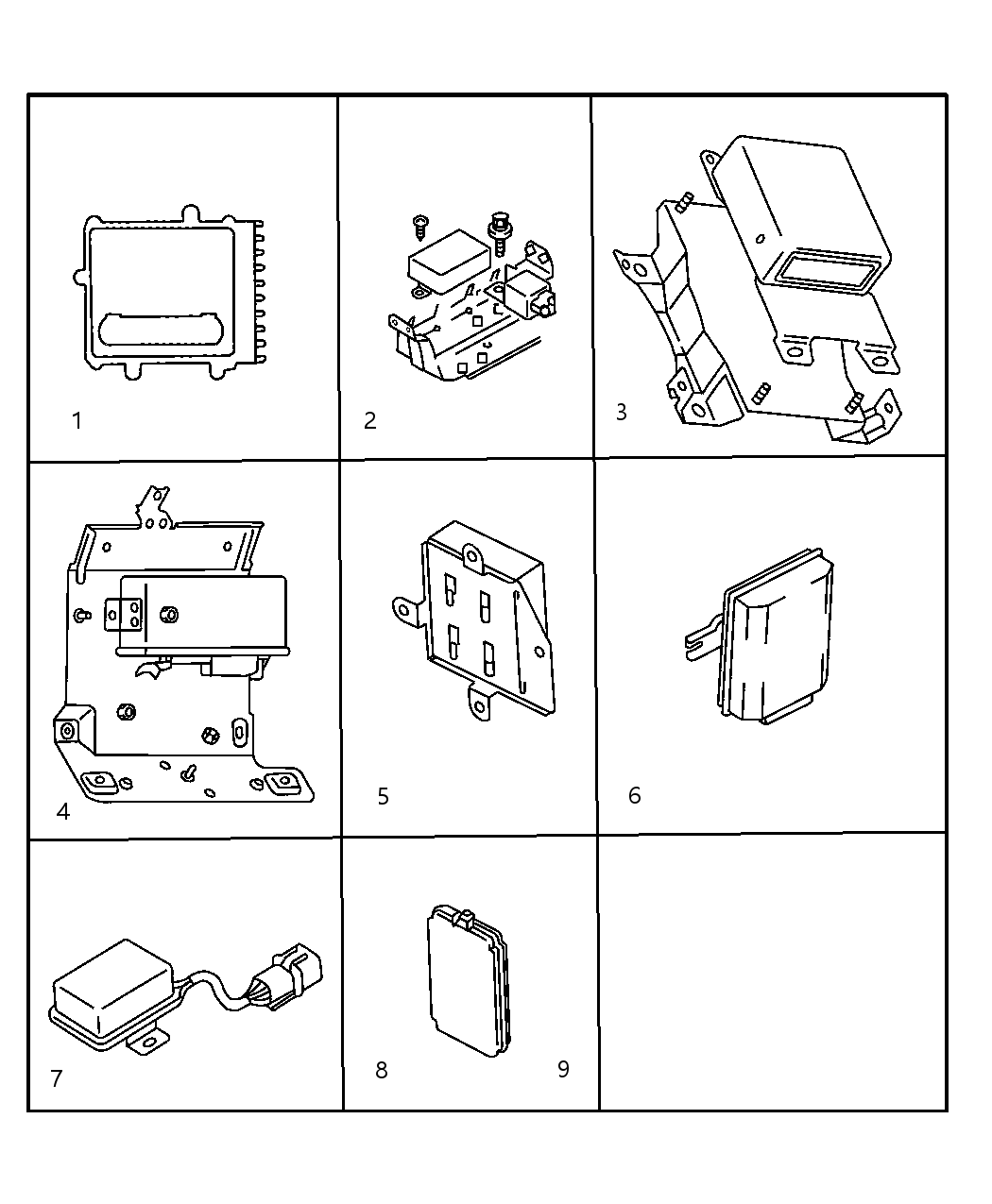 Mopar MR228159 Module, Lighting Control (Behind Radio)