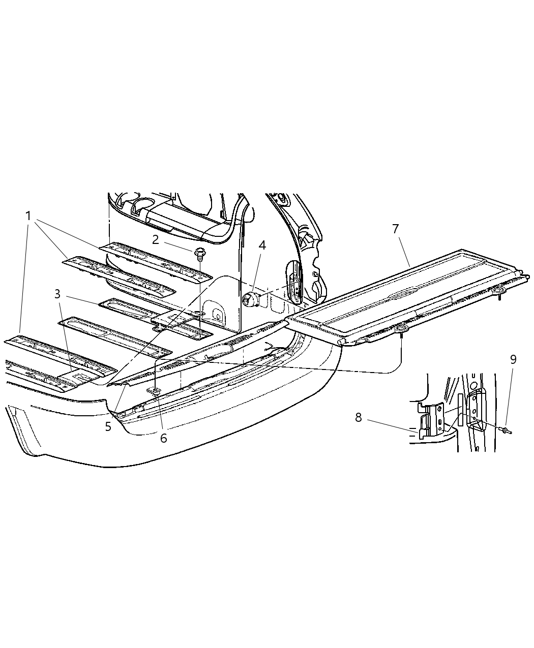 Mopar TM391T5AB Organizer Cargo