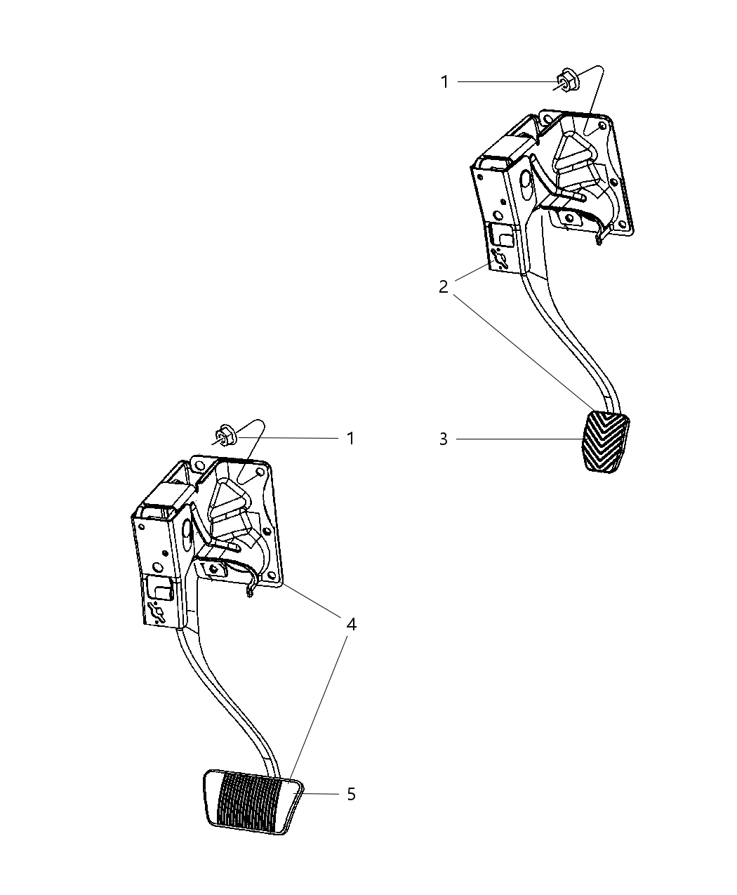 Mopar 5181170AA Pad Pedal Overlays, Contains All