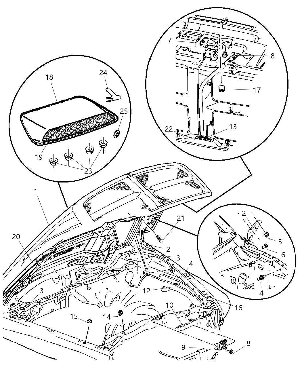 Mopar 55365043AA Silencer Hood
