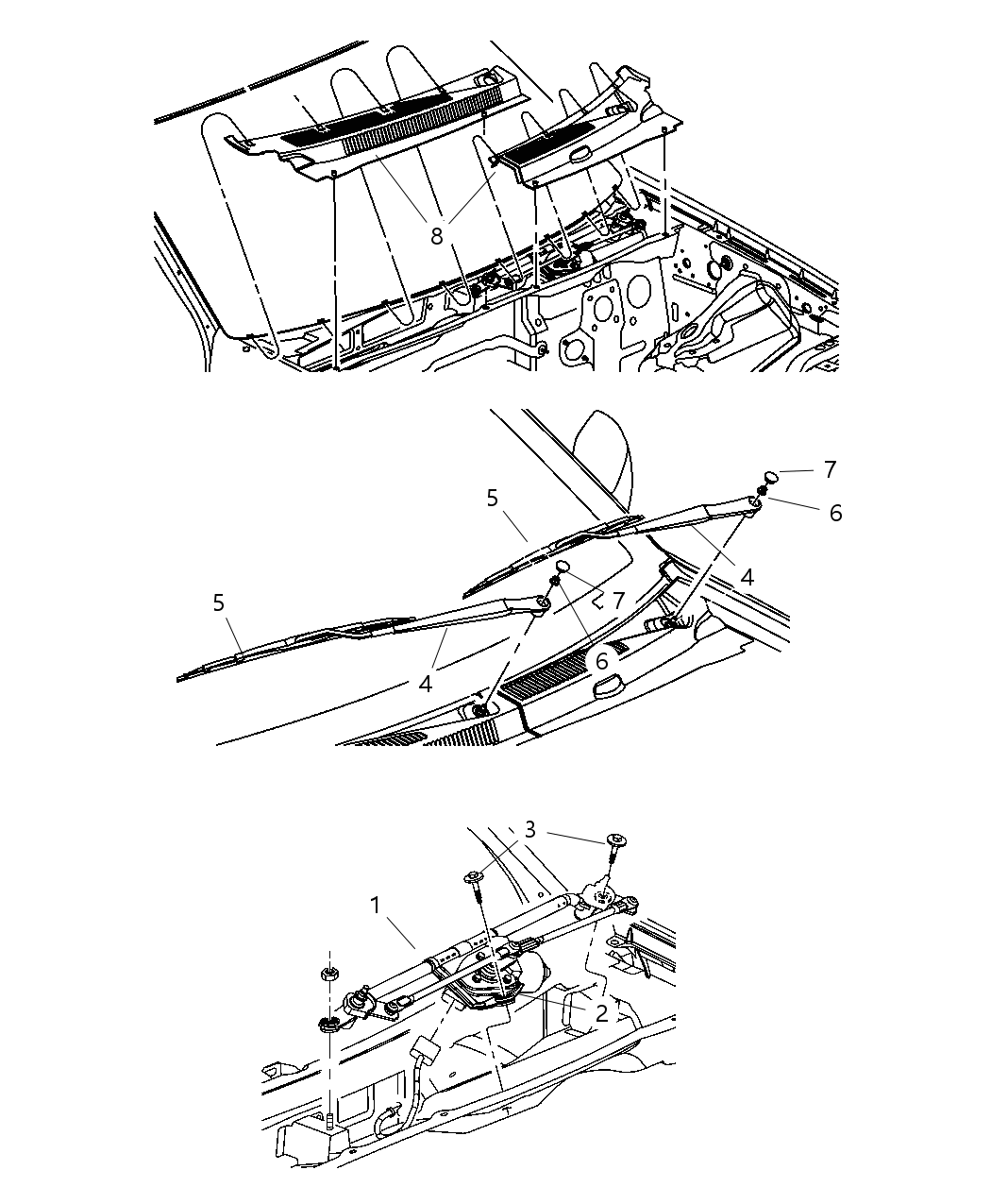 Mopar 5182164AD Panel Cowl Top