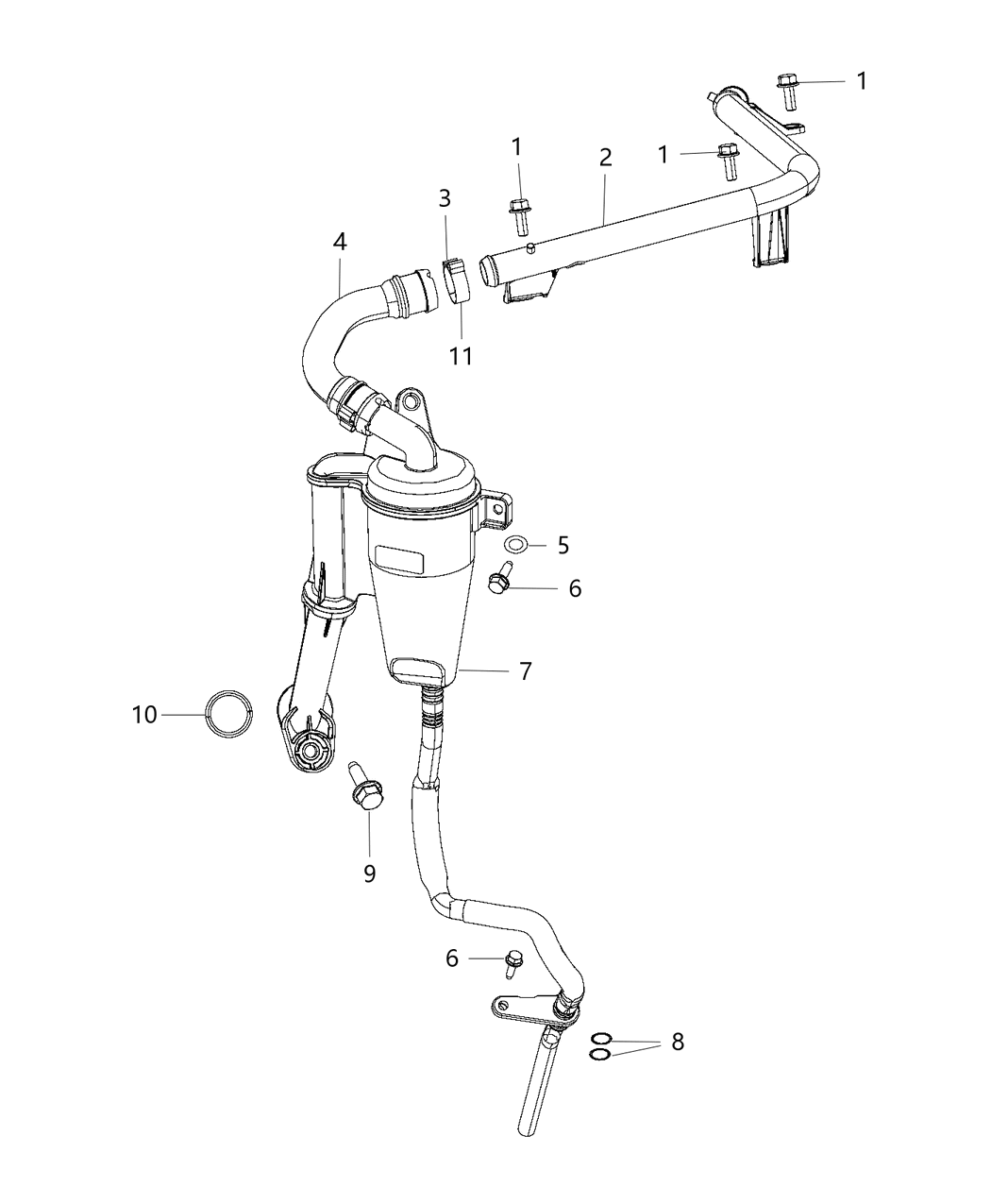 Mopar 68105672AA Clamp Hose