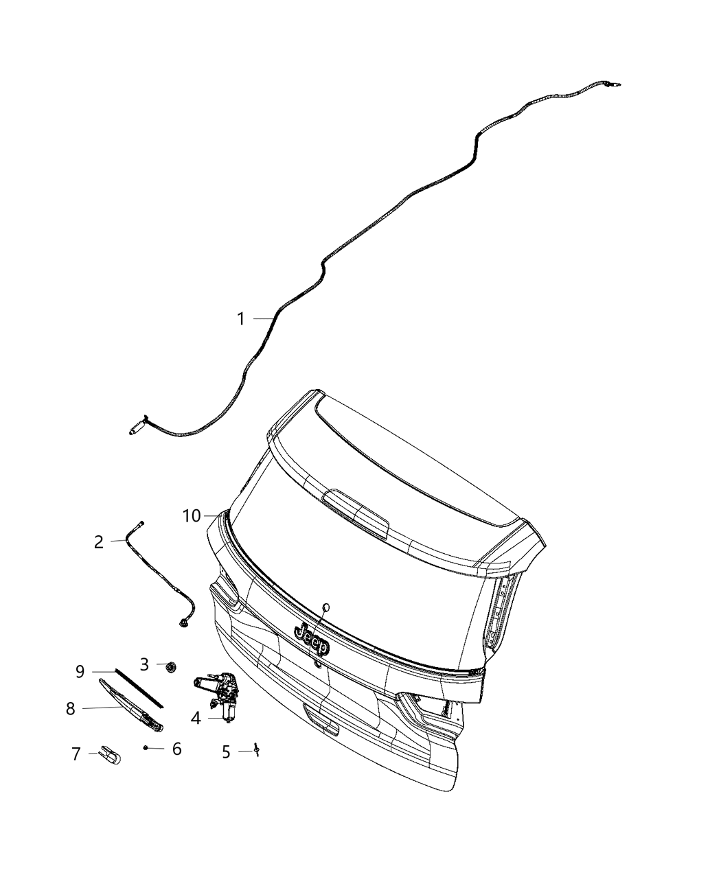 Mopar 55112670AA Washer Hose